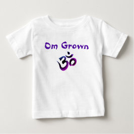 Om Grown Dark Purple Baby Tee