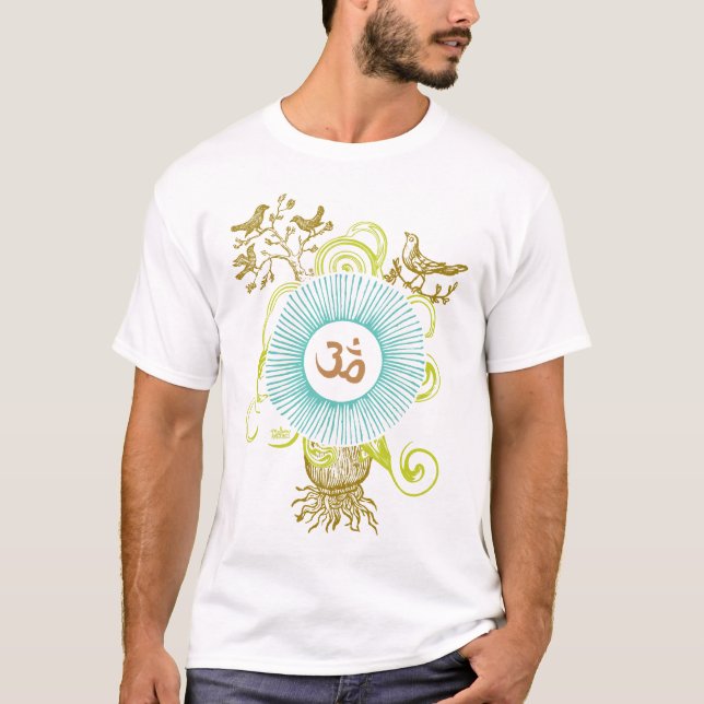 OM (Grüntöne) T-Shirt (Vorderseite)
