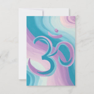 Om Grußkarte Dankeskarte