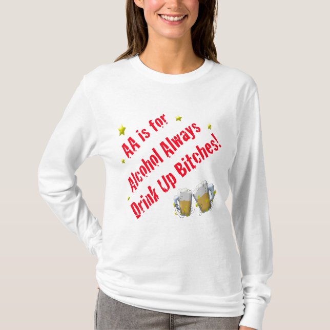 OM ist immer für Alkohol T-Shirt (Vorderseite)