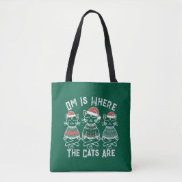 Om ist, wo die Katzen Urlaub machen Tasche