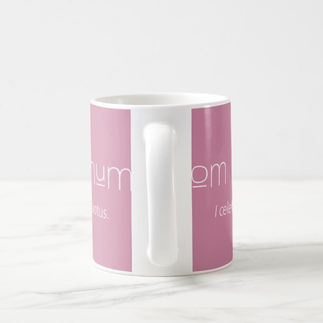 OM-Mähne Padme Summen-Beschwörungsformel-Tasse Kaffeetasse (Henkel)