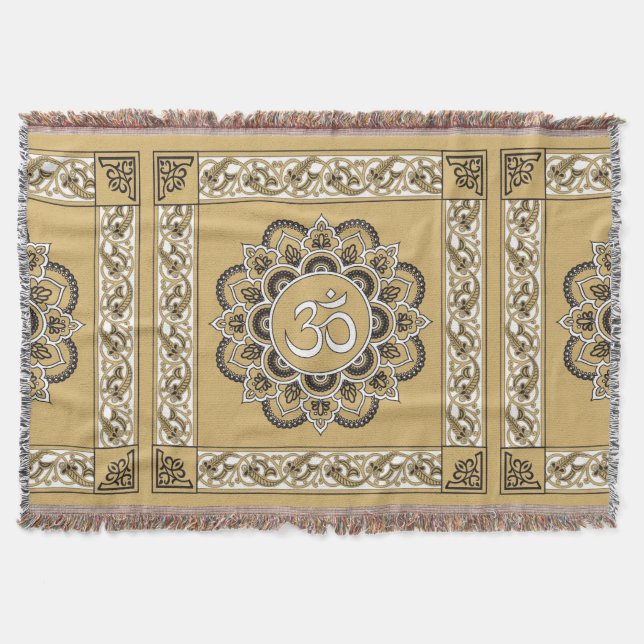 OM Mandala - Blanket Decke (Vorderseite)
