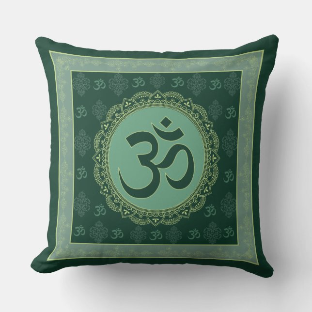 OM Mandala - Coussin (Recto)