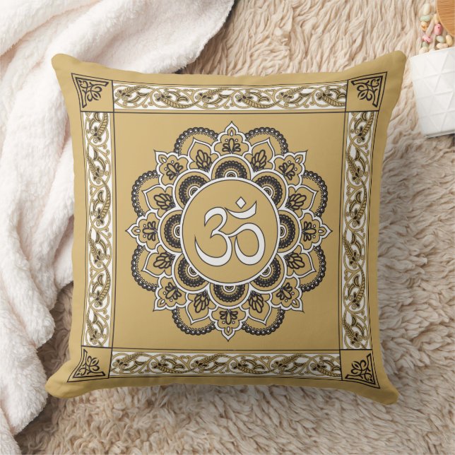 OM Mandala - Coussin (Couverture)