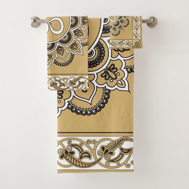 OM Mandala - Ensemble de serviettes de bain (En situation)