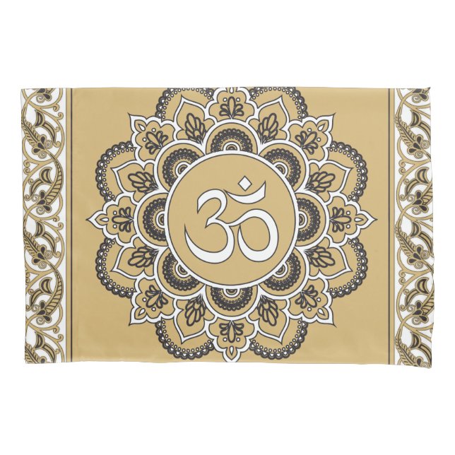 OM Mandala - Pillowcase Kissenbezug (Vorderseite)