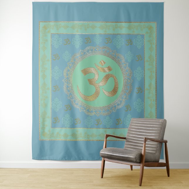 OM Mandala - Tapisserie (En situation)
