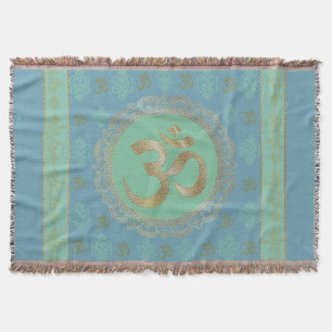 OM Mandala - Werft Blanket Decke