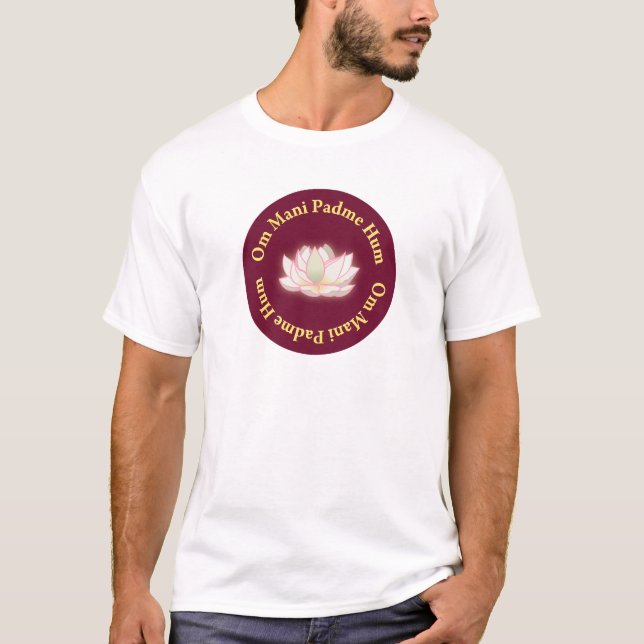 Om Mani Padme Hum T-Shirt (Vorderseite)