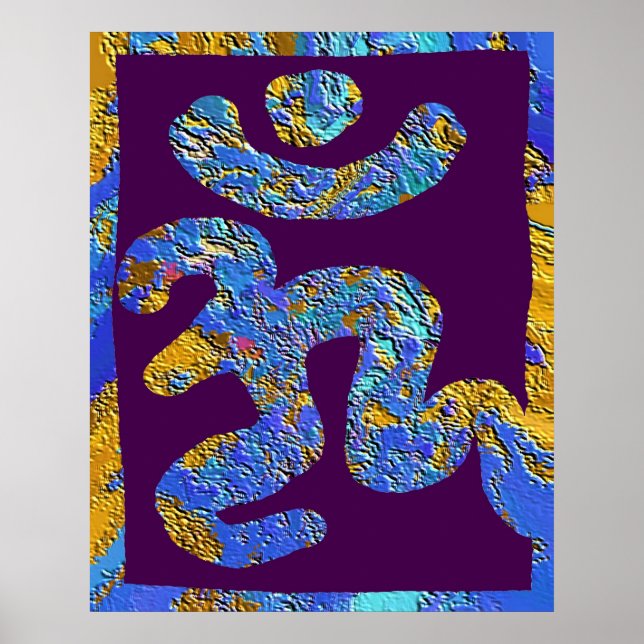 OM MANTRA - Für den Frieden Poster (Vorne)