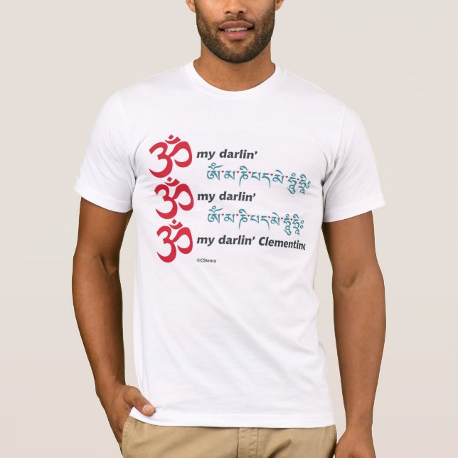 OM mein Darlin T-Shirt (Vorderseite)