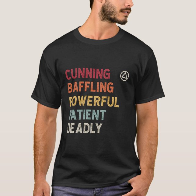 Om Na Sprichwort Gerümpelung mächtige Patientendee T-Shirt (Vorderseite)