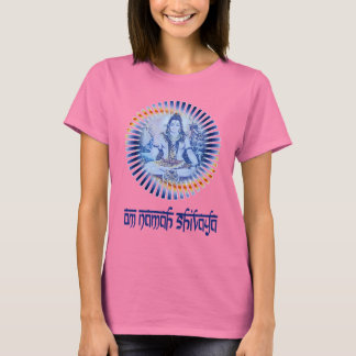 Om Namah Shivaya (dunkle Schrift) T-Shirt