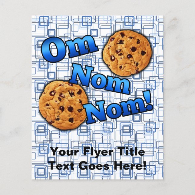 Om Nom, Meme Liebe Cookies Flyer (Vorne)