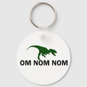 Om Nom Nom Dinosaur Rawr ist Hunger Schlüsselanhänger