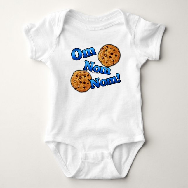 OM Nom Nom, Meme Liebe-Plätzchen T-Shirt (Vorderseite)