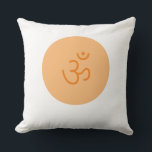 Om oder auf Kissen<br><div class="desc">Kissen für Personen,  die ein friedliches Leben suchen,  werden vom Om oder vom Om geworfen</div>