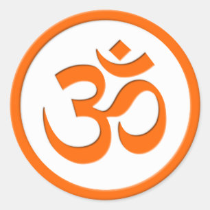 Om oder Aum Aufkleber