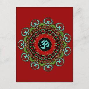 Om of Chaos Postcard Postkarte