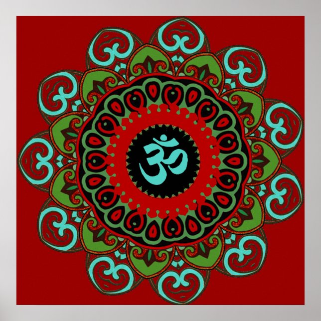 Om of Chaos Print Poster (Vorne)