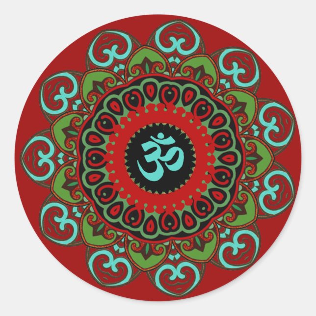 Om of Chaos Sticker (Vorderseite)