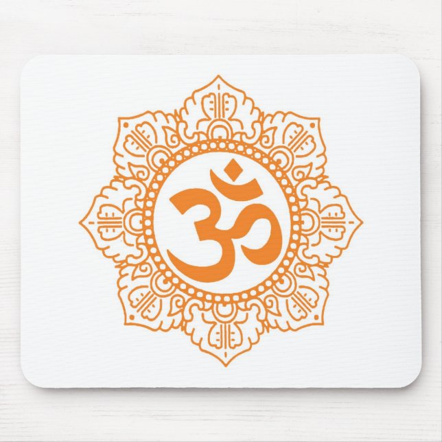 OM - Ohm - Om-Symbol Mousepad (Vorne)