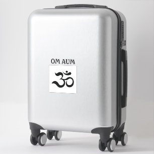 OM OM AUFKLEBER