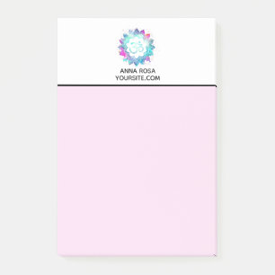 *~* OM-Om-Lotos-BlumeMandala Post-it Klebezettel