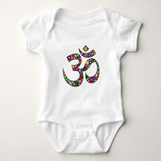 Om Om Namaste Yoga-Symbol Baby Strampler