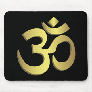 Om ( Om ) Namaste Yoga-Symbol Mousepad