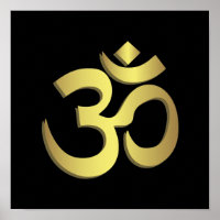 Om ( Om ) Namaste Yoga-Symbol