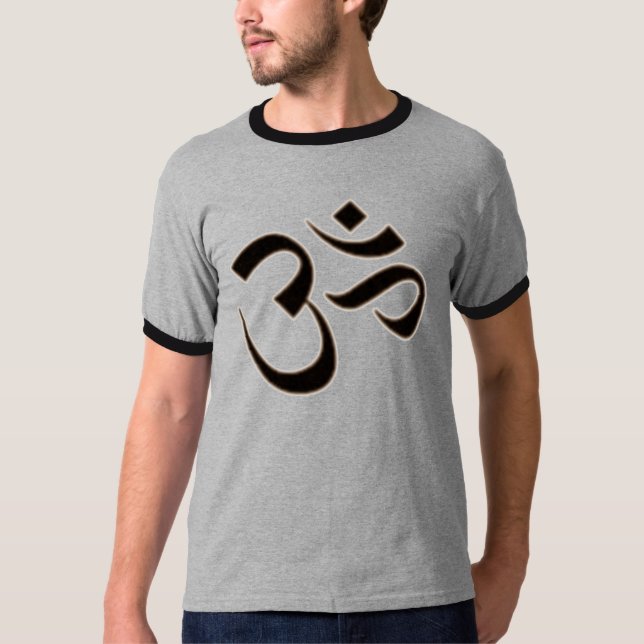 OM - OM - OHM-HINDISCHES BUDDHISTISCHES SYMBOL T-Shirt (Vorderseite)