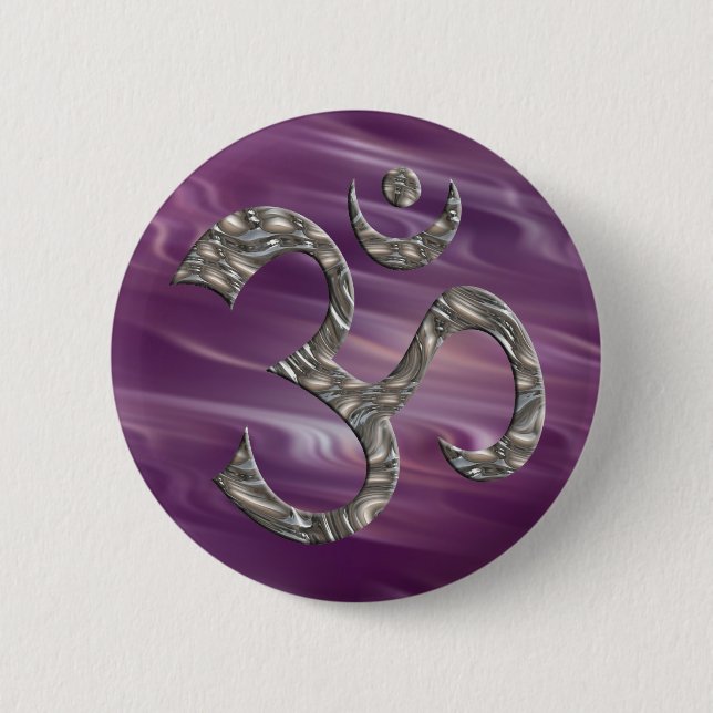 OM/OM - SILBER BUTTON (Vorderseite)