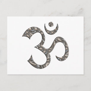 OM/OM - SILVER POSTKARTE