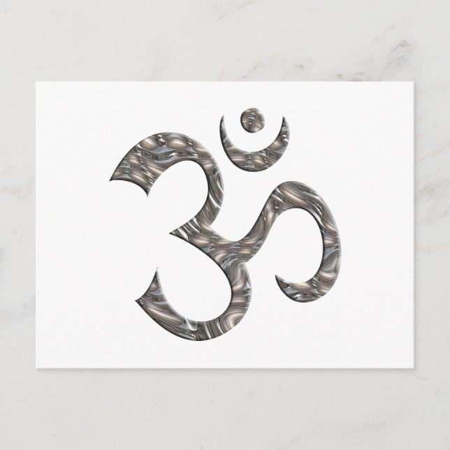 OM/OM - SILVER POSTKARTE (Vorderseite)
