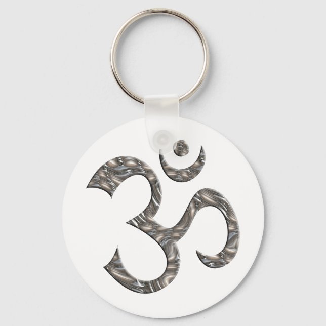 OM/OM - SILVER SCHLÜSSELANHÄNGER (Vorderseite)