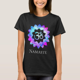 *~* OM-OM-Symbol-geistiger Lotos-BlumeMandala T-Shirt