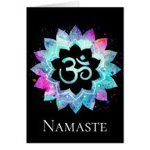 *~* OM OM Symbol Wasserfarbe Lotus Mandala