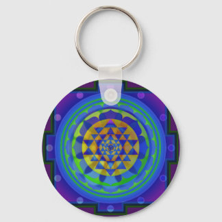 Om (OM) Yantra mandala Schlüsselanhänger