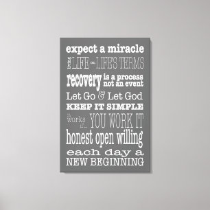 OM Redewendungen & Slogans 2 Leinwand