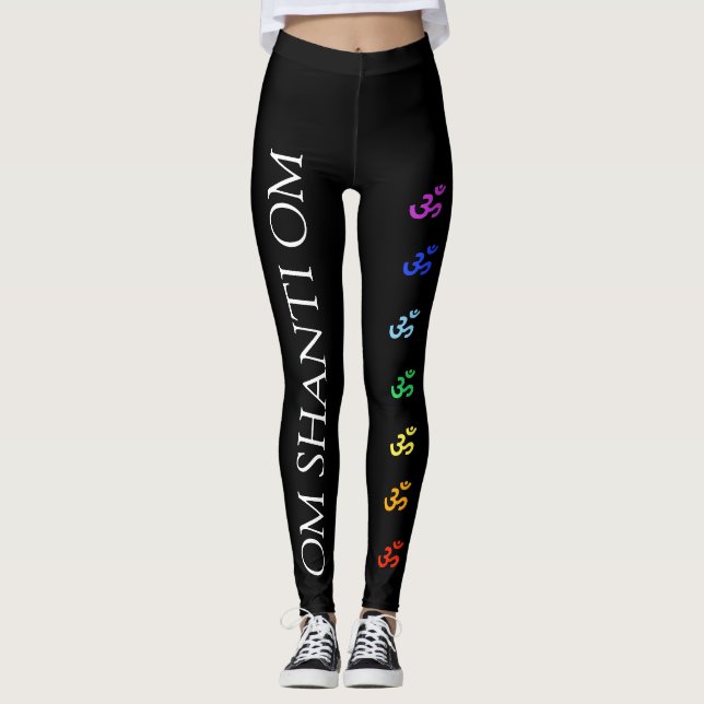 OM Shanti OM Leggins (Vorderseite)