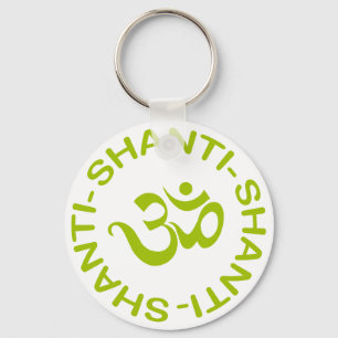 Om Shanti Shanti Shanti Shanti Geschenk Schlüsselanhänger