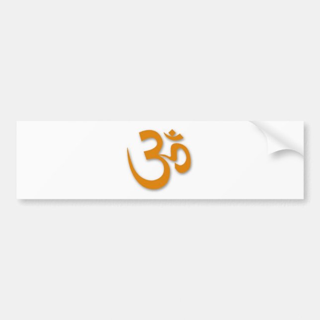 OM Store für Yoga Autoaufkleber (Vorne)