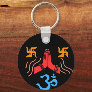 Om swastik Hingabe Schlüsselanhänger