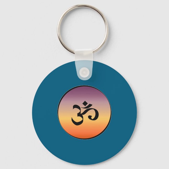 Om Symbol _1  Schlüsselanhänger (Vorderseite)