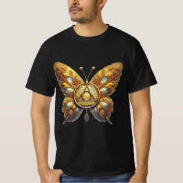 OM Symbol Butterfly Shirt | Einheit, Dienst, Hoffn