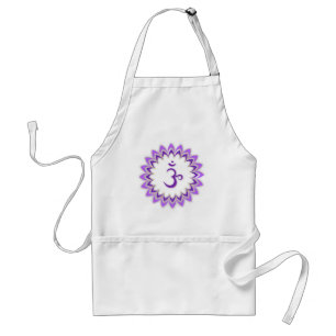Om Symbol / Crown Chakra Schürze