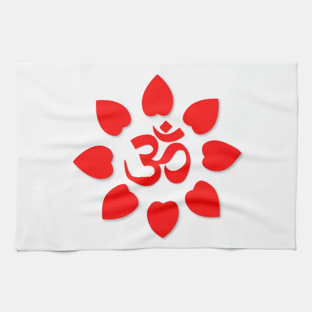 Om-Symbol Handtuch (Horizontal)