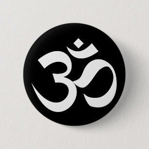 om Symbol heiligen Buddhismus Religion Zen Yoga Button